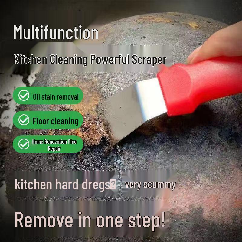 Stainless Steel Multi-Functional Kitchen Shovel: Range Hood Stain and Oil Fume Scraper