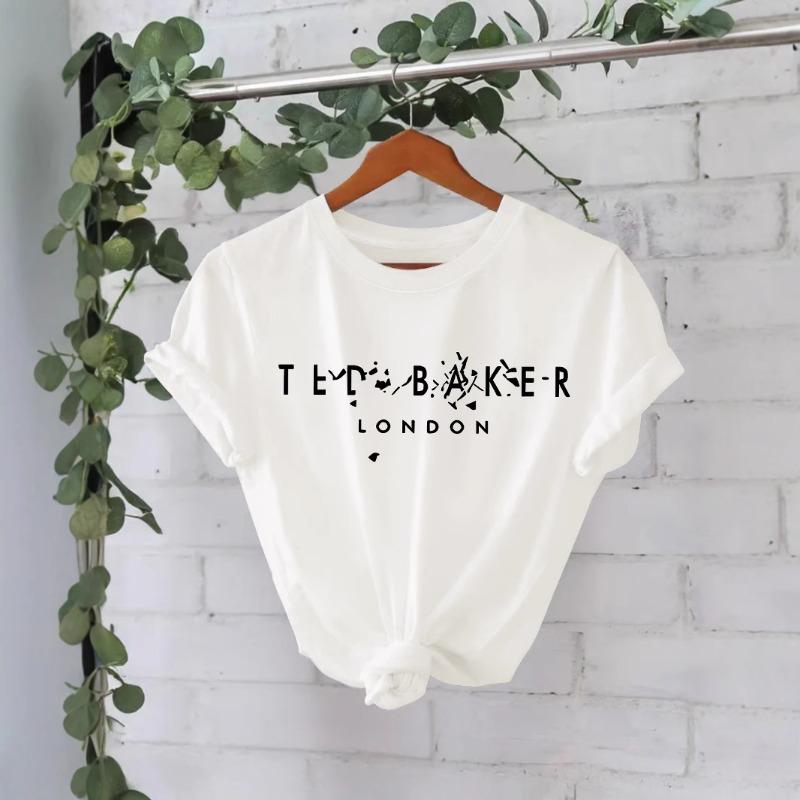 

Women s Casual T-shirt Summer Round-neck Short-sleeved Top S темно-красного