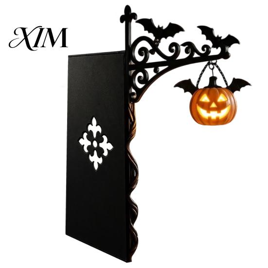 Magical Library Lantern Halloween Lantern, Gothic Decorative Bookshelf Lamp, Vintage LED Decor for Book Lovers Nook Light Bookworms, Home Library, 1pc A
