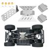 Ochranný podvozok z nehrdzavejúcej ocele s 8mm konektorom pre RC auto AXIAL SCX10 III AXI03007