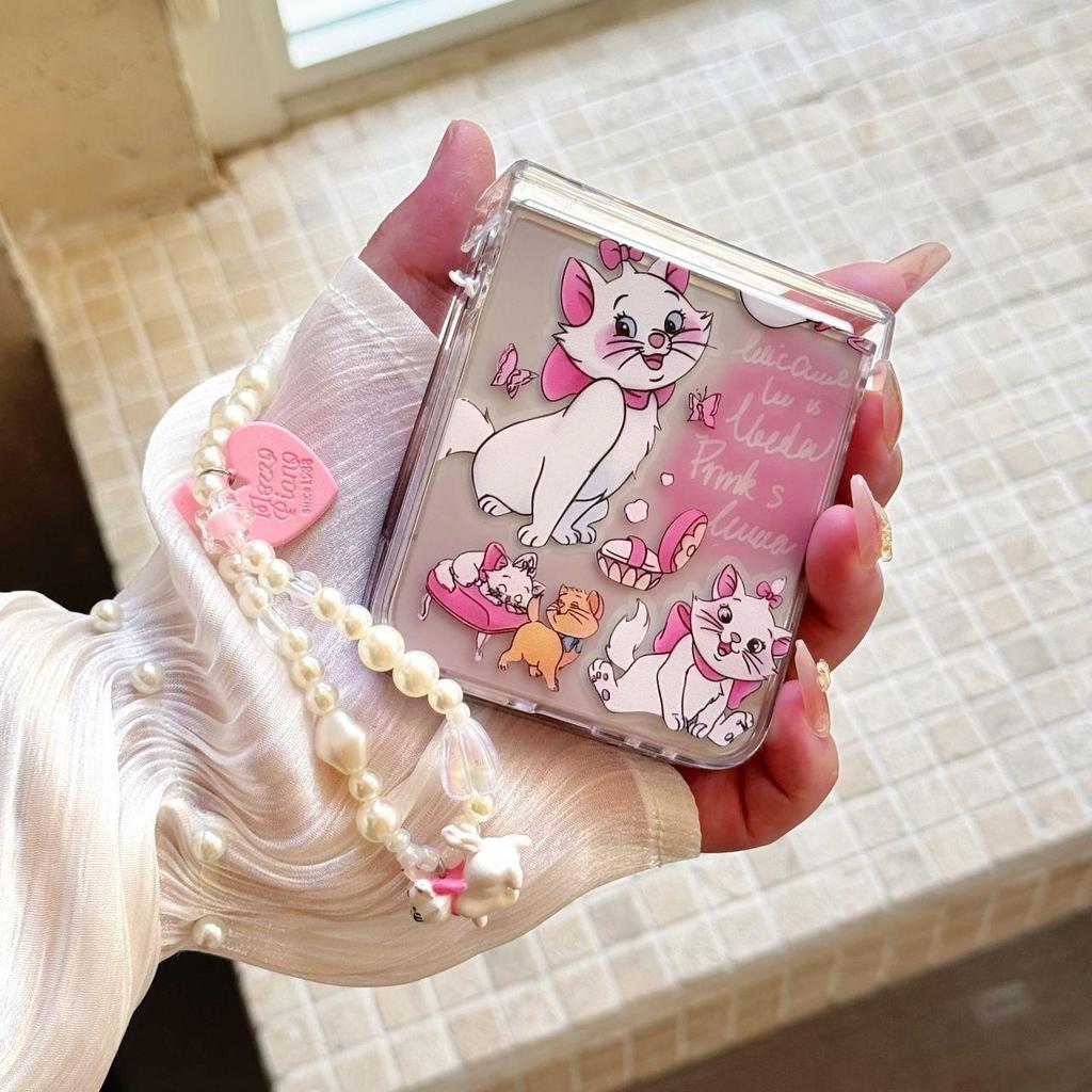 Aristocats Foldable Z Flip Phone Case - Drop-Proof, Creative Women's Design for Z Flip 6/7