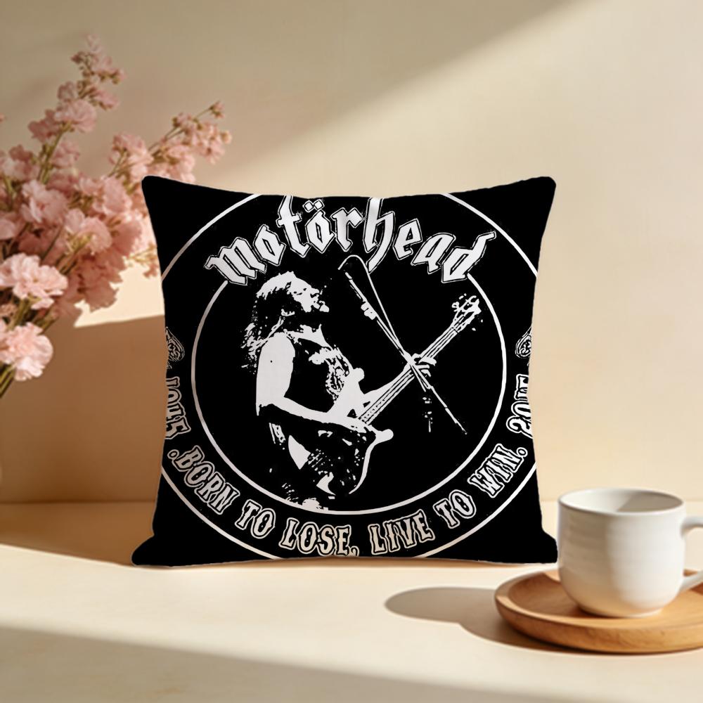 Stylish MMotorheadsful Cushion Cover Stylish Washable Pillow Cover Ideal for Couch Bedroom Car Decoration