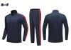 Unisex Long-Sleeve Stand Collar Sports Jacket & Training Suit Set - Autumn/Winter Collection