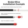Connect Olive Head Olive Sleeve Brake Hose Olive Connector Oil Needle  MTB Road Bike