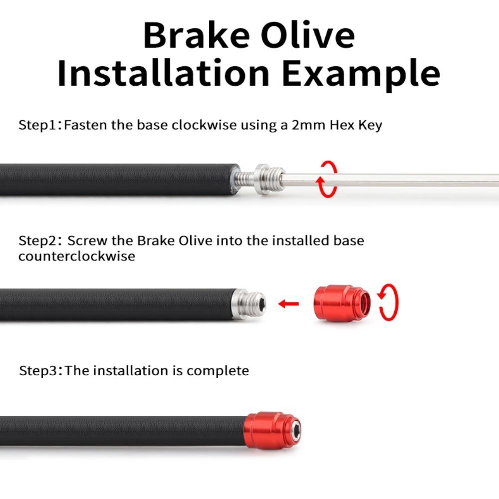 AVID Olive Head Olive Sleeve Brake Hose Olive Connector Oil Needle  Bicycle Parts