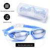 High-Definition Electroplated Silicone Adult Racing Goggles - Professional Anti-Fog Waterproof Swim Goggles
