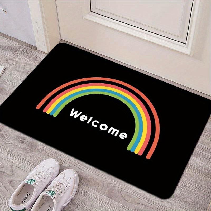 1PC LOVE Dog Pattern Door Mats Kitchen Rugs Non-Slip Pop Design Living Room Rugs Bath Mat Carpet for Home Sink Laundry Decor