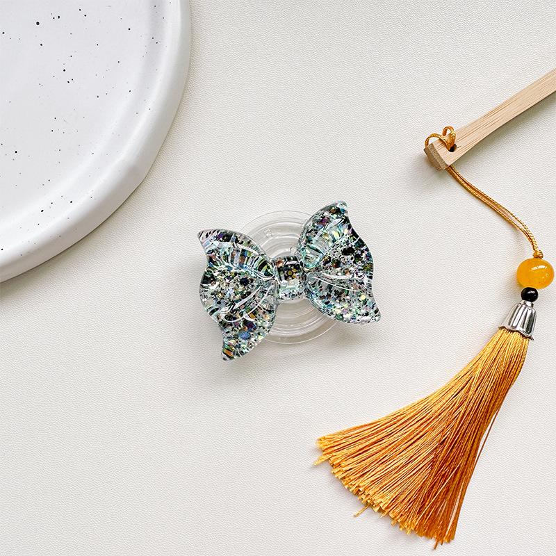 Magnetic Mobile Phone Airbag Bracket Wind Paste Butterfly Ring Girl Creative Desktop Support Small Fresh