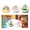 Hamster Carrier Cage with Water Bottle Habitat Hamster Travel Carrier Pet Outgoing Cage for Chinchilla Hedgehog Dwarf Hamster