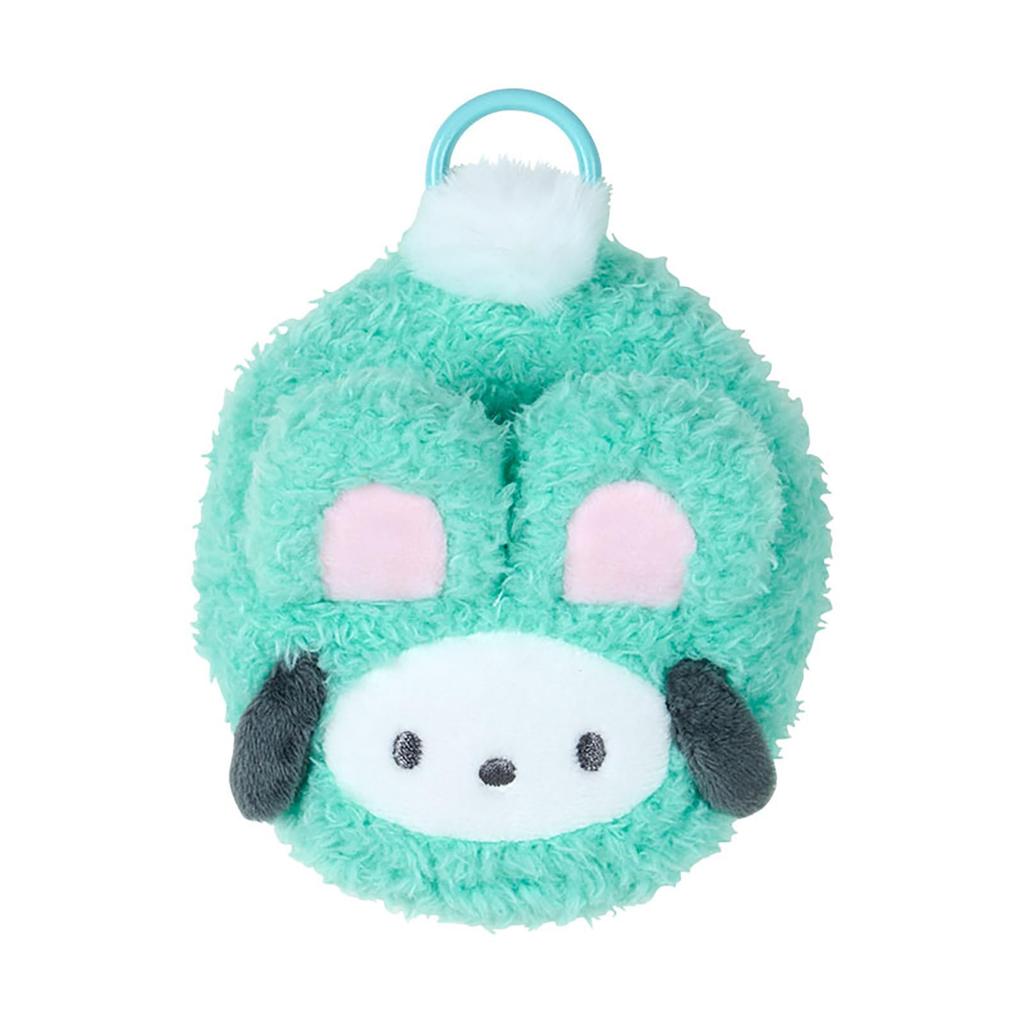 Sanrio Mini Pouch Charm Pochacco Accessory Case Makeup Pouch with Carabiner 295779 (Spring Rabbit)