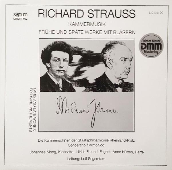 

LP Record RICHARD STRAUSS DIE KAMMERSOLISTEN Kammermusik Fruhe Und Spate Werke SIG01800 SIGNUM 1987 Germany Classical Used