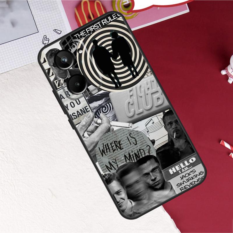 Fight Club Movie Poster For Realme 15 Pro GT7 GT6 10 11 12 13 14 Pro Plus C55 C71 C75 C67 C63 C61 C53 C35 C65 Case