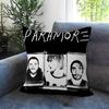Band Paramore Logo Cushion Cover Inches Farmhouse Decor Home Throw Pillow Covers For Couch Decorations