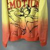 Cross-border trendy brand MIXED & EMOTION Cupid letter gradual change hooded sweater men's and women's high street cardigan jacket