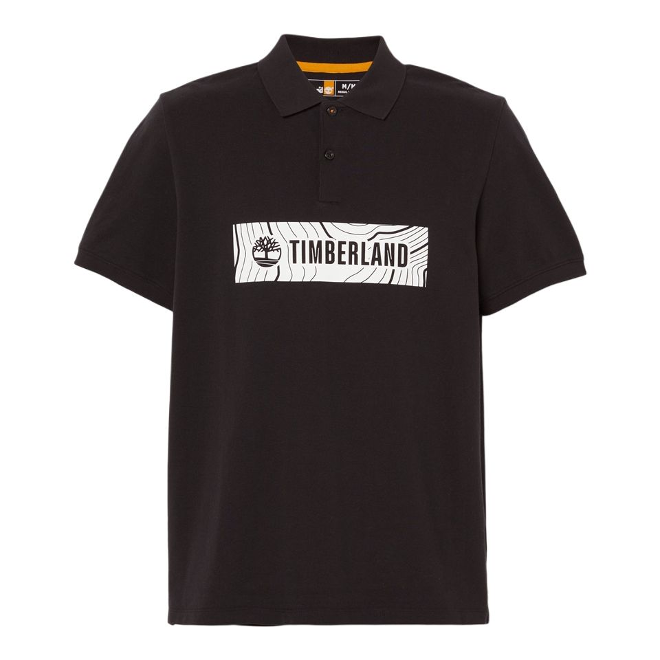 

Timberland Casual Fashion Simple Short Sleeve Polo Shirt Men tops Black A5QWZ-001 M