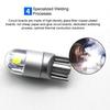 6Pcs Super Bright LED Light Bulb 6000k White Long Range High Focus Lens Car Interior License Plate Dome Map Courtesy Lights Small Size Low Heat