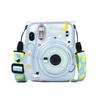 For Fujifilm Instax Mini 11 Camera Accessory PVC Material Instant Camera Shoulder Bag Protector Cover Case Pouch With Lanyard