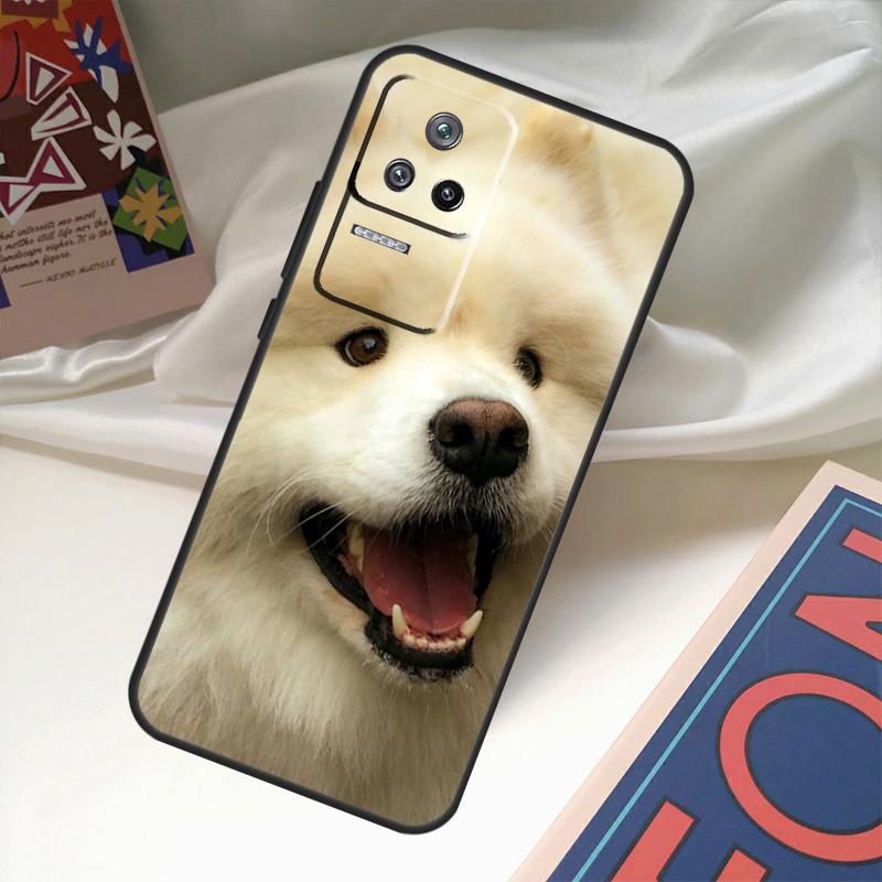Samoyed Puppy Funda For POCO M6 Pro X3 X4 X5 X6 M5s F3 F5 Xiaomi 13T Pro 12T 11T 12 13 Lite 14 Ultra Case