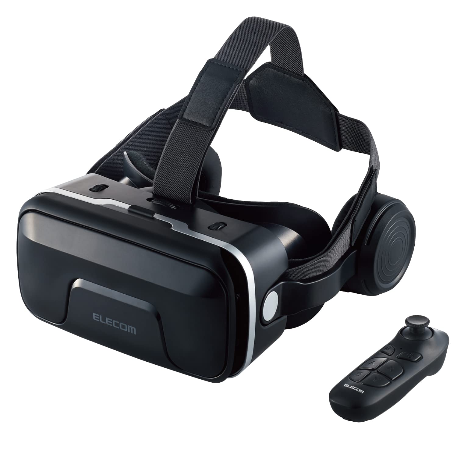 

ELECOM VR Goggles Android Headphone Integrated Type Remote Control Чорний смартфон/планшет [VR Set] VRG-XEHR01BK