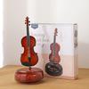 European Style Rotating Music Box: Guitar & Violin Ornament - Perfect Birthday or Couple Holiday Gift for the Living Room.