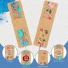 500pcs Brown Bookmark Display Cards | Used for Bookmark Packaging, Small Business Packaging Supplies, Party Gifts