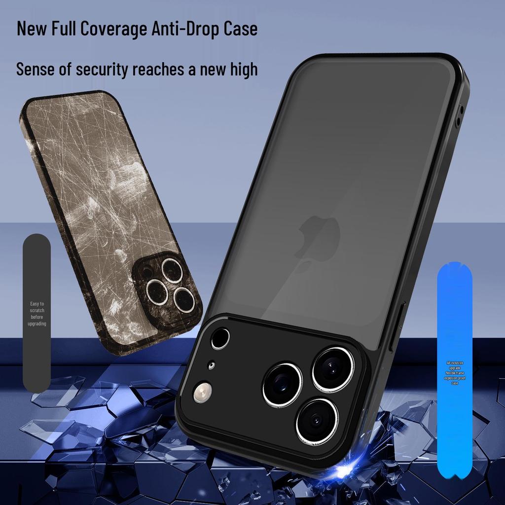 iPhone 17 Pro Max Skin-Feel Case: Apple 16 Frosted TPU+PC, Full Coverage Drop Protection for iPhone 14