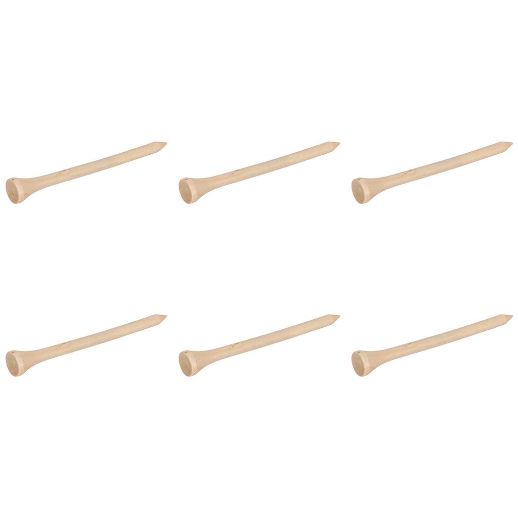 50 Stück Golf Tees Professionelle Starke Ersatz-Holz-Golf-Tees für Golfzubehör 83mm 3,27in