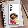 Goofy Dogs Big eyes Phone Case For Samsung Galaxy A73,21,22,32,71,53,52,51,80,5G Soft Black Cover