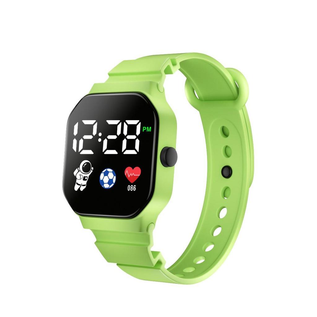 Premium C3 Student LED Sport Watch - Large Dial Unisex with Earth Time Button