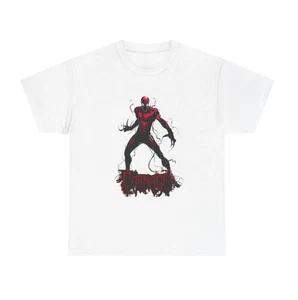 Carnage Unisex Heavy Cotton Tee, Graphic T-Shirt, Marvel Fan Shirt, Comic Tee