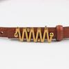 Women'S Leather Thin Belt Decorative Shirt Waist Seal With Dress Suit Waist (2Cm 8 Colors Optional)