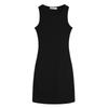 Real Spring and Summer New Slim-fitting Sleeveless Vest Dress Black Hip-wrapped Dress Women's Slimming Suspender Dress