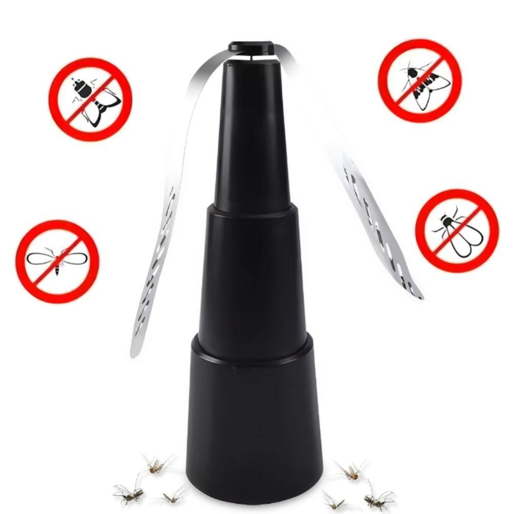 Battery Powered Automatic Mosquito Repellent Fan Two Leaf Fly Repellent Fan Home Use
