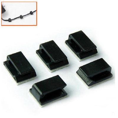 10X Car Wire Cord Cable Holder Tie Clips Fixer Organizer Drop Adhesive Clamp