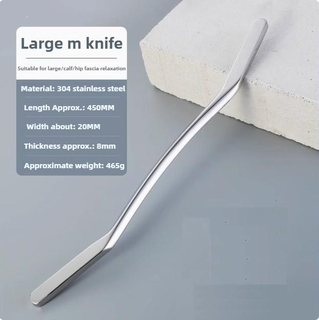 

Gua Sha Scraping Massage Tool Tool Ideal For Large Muscles Soft Tissue Mobilization 304 Stainless Steel Fascia Knife Large M Knife Scr