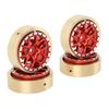 4pcs Aluminum Alloy Wheel Hub Copper Counterweight RC Wheel Hub Internal Weight Assembly for HOBBYPL