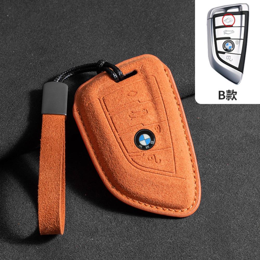 Premium Suede for BMW Key Case Hollow Style for 5 Series 3 Series 6 Series 7 Series X1 X2 X3 X5 X6 X7