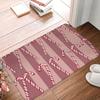 Candy Cane Sticks Christmas Non-slip Doormat Floor Mat Durable Carpet Rug for Kitchen Entrance Home Living Room Footpad Mats