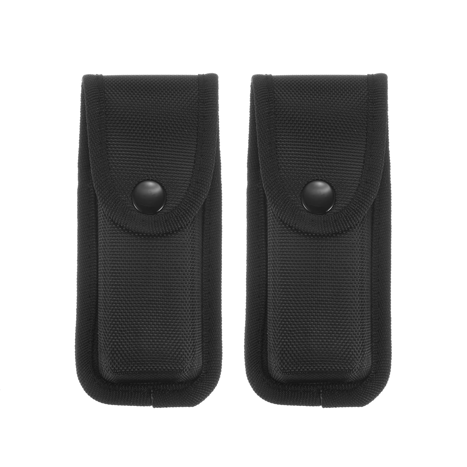 

uxcell 2pcs Nylon Pocket Knife Sheath x Horizontal and Vertical Belt Loop Pouch Sheath for Folding Knife with Snap Closure Perfect for Outdoor and чорний