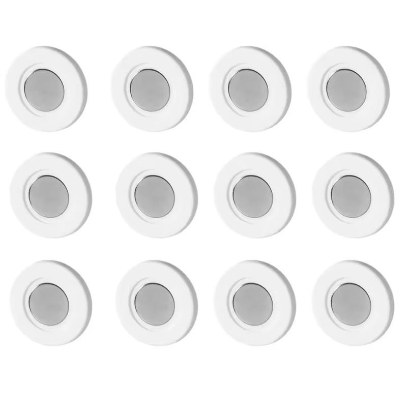 3/6/12pcs Magnetic Remote Control Holder Wall Mount Hook AC Air Conditioner Controller Storage Organizer Magnetic Sticker Home Gadget Stick On Hanger