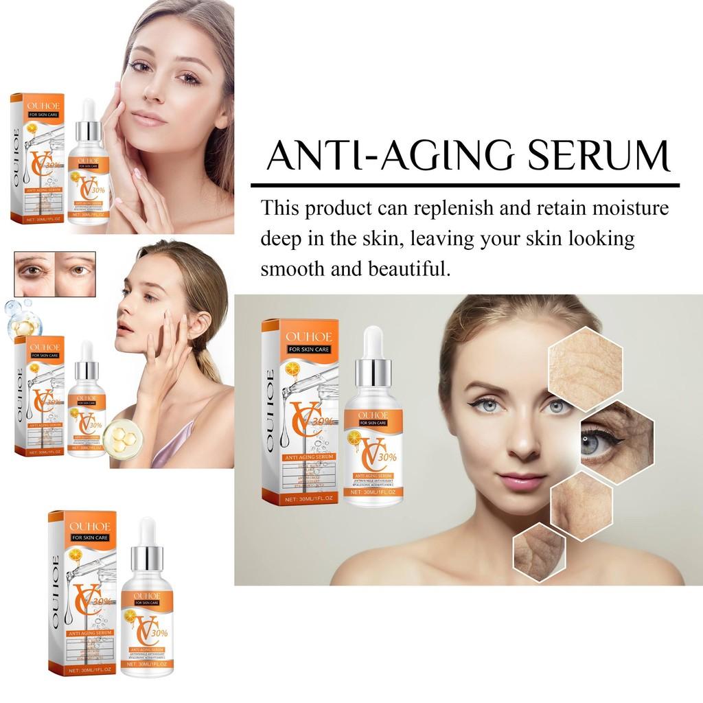 Ouhoe Vitamin C Anti-wrinkle Essence Hydrating Firming Serum For Youthful Skin 30ml