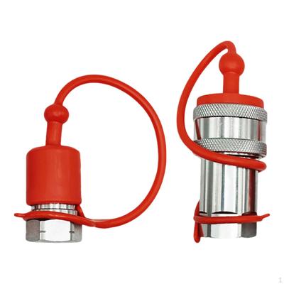 Hydraulikkupplung mit flacher Stirnseite Schnellkupplung mit Staubkappe Hochleistungsteile ISO7241-a Ersatz