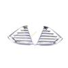 2PCS For Cadillac CT4 2020-2025 Chrome ABS Front Bumper Fog Light Frame Trim