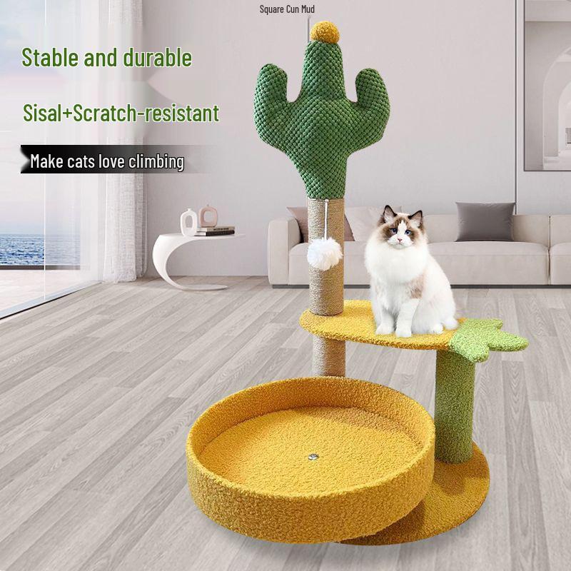 Copac pentru pisici pentru toate anotimpurile: Pat, Structură de cățărat, Stâlp de zgâriat, Frânghie sisal, Placă de zgâriat, Jucării și Accesorii.