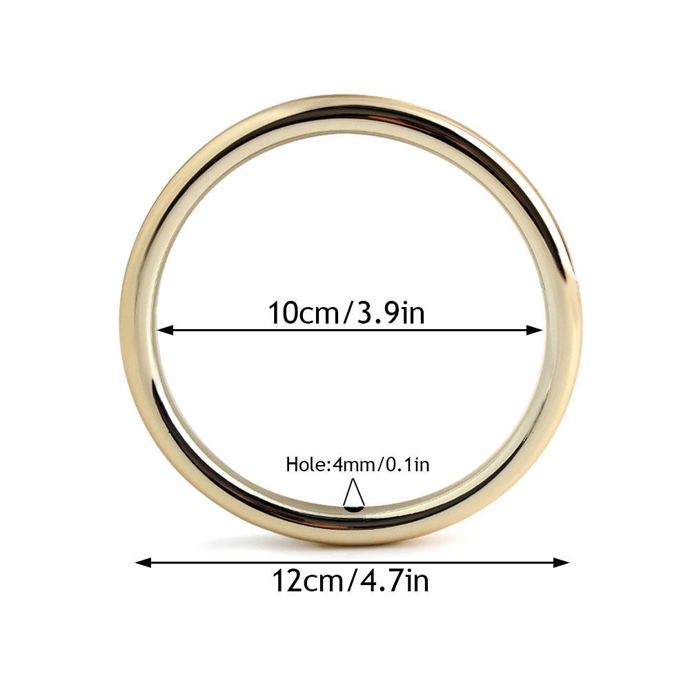 1PC Acrylic D Round Shape Purse Sewing Frame DIY Bag Handles For Bag Making Purse Handles Replacement Crochet Bag Handles