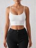 2026 Cross-border Sexy Tight-fitting Slim-fit White Camisole Cropped Top Slimming Vest