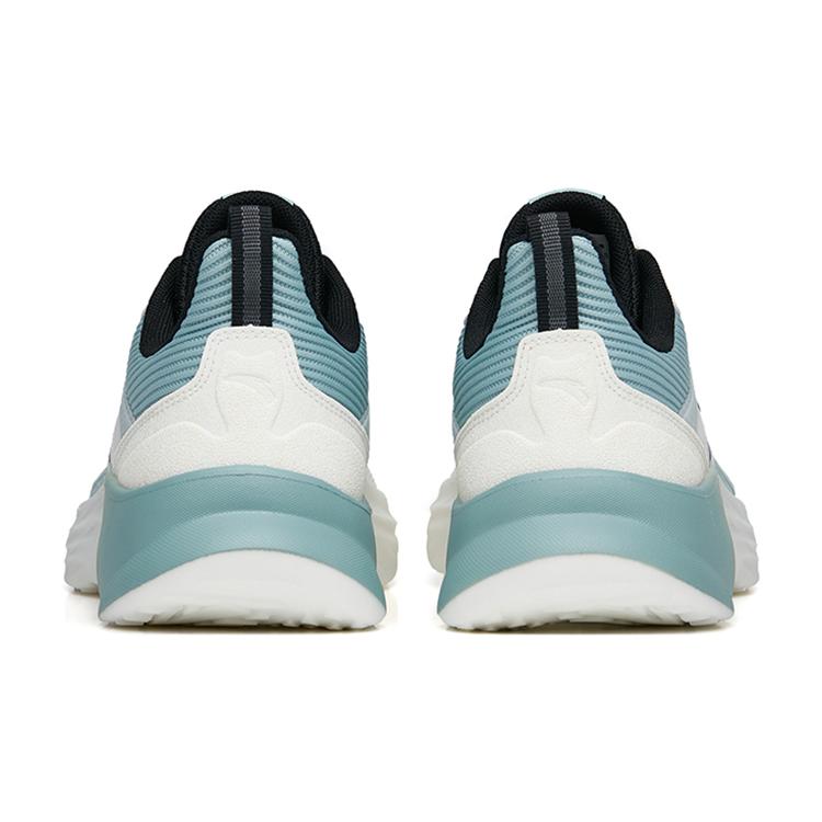 New Anta Running Collection Cushioning Breathable Abrasion Resistant Slip Resistant Low Top Running Shoes Men's White Blue 912235529-4