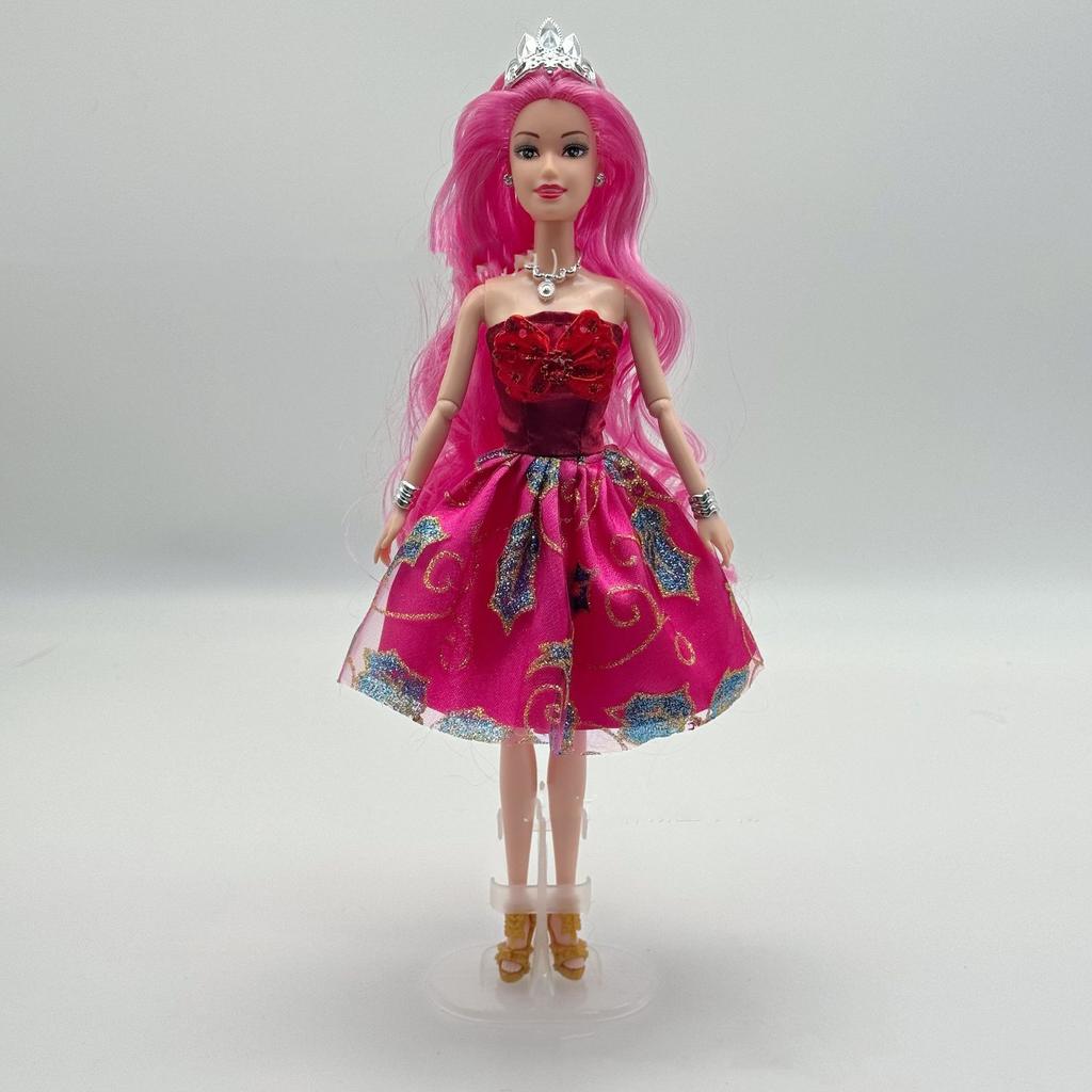 Doll Supermodel Toy Clothes Fashion Trendy White Polka Dot Fantasy Series Princess Dress For 30Cm 1/6 Bjd Fr Doll Dress Up Skirt