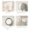 Easy Installation Suction Cup Cookware Lid Rack Wall Mounted Kitchen Storage Rack For Pots Pans Cutting Boards