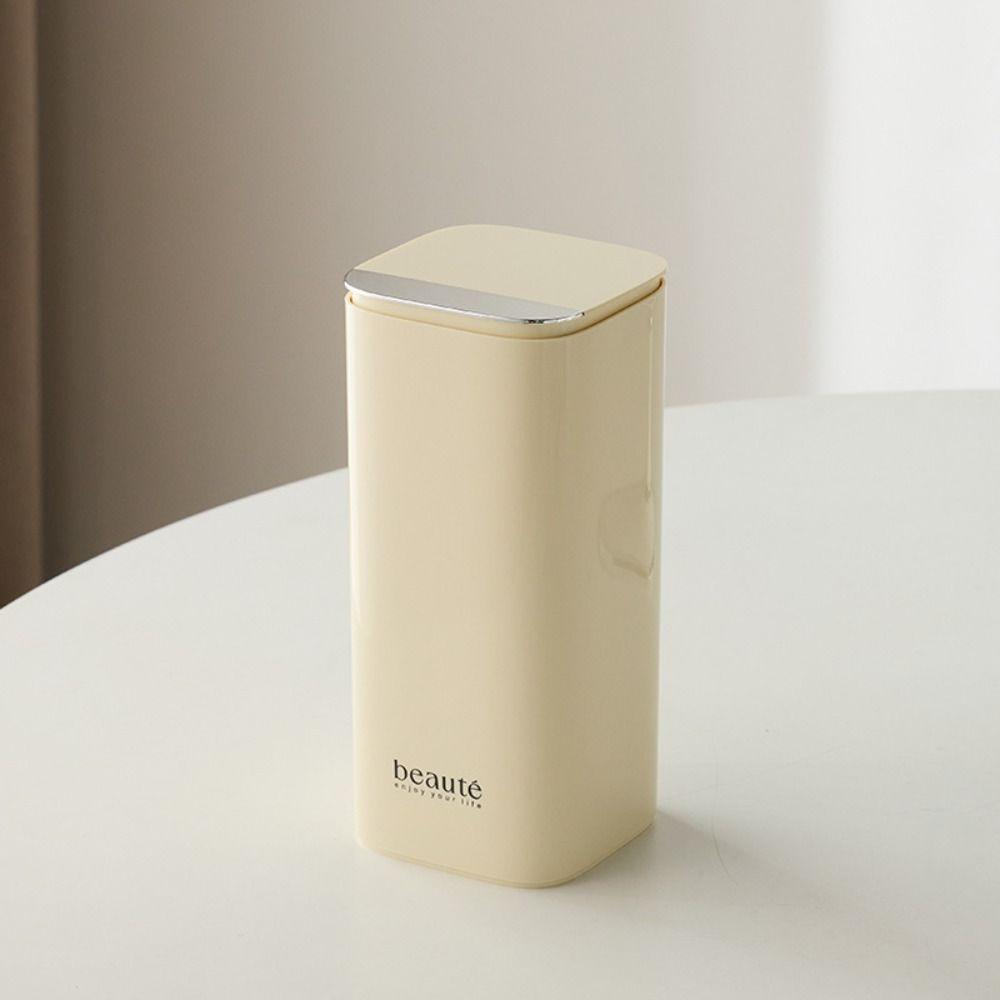 With Lid Automatic Lifting Makeup Brush Holder Dustproof Makeup Brush Box  Home